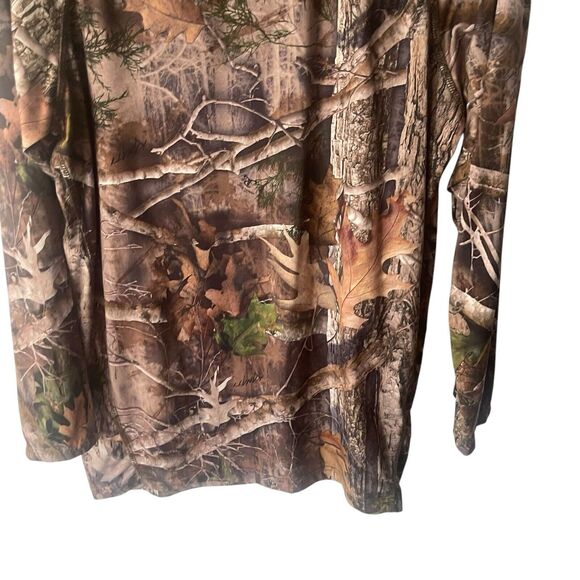 Cabela's Men's Size Small Soft‎ Camoflauge Camo Brown Long Sleeve Outdoor Shirt - Picture 3 of 7